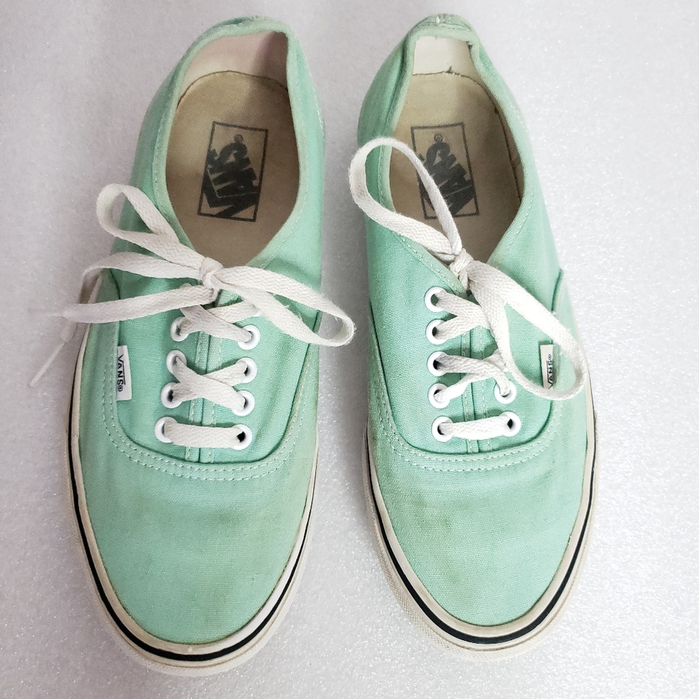 Vans Mint Sneakers Unisex Men 7.5 Women 9 - Picture 3 of 13
